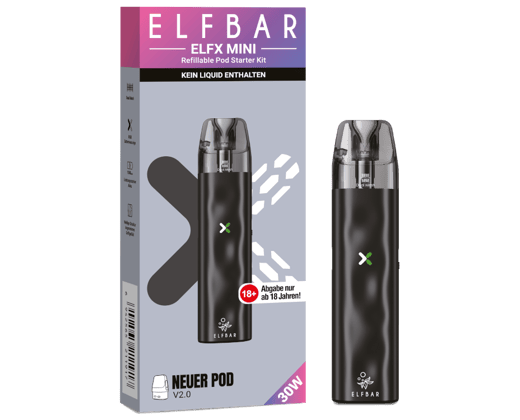 Elfbar - Elfx Mini E-Zigaretten Set Black