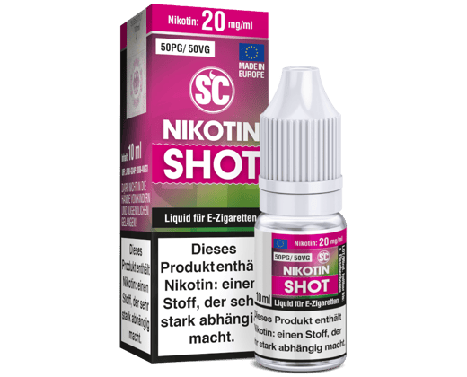 SC - 10 ml Nikotin Shot 50PG/50VG 20 mg/ml