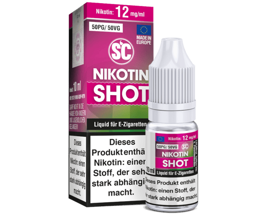 SC - 10 ml Nikotin Shot 50PG/50VG 12 mg/ml