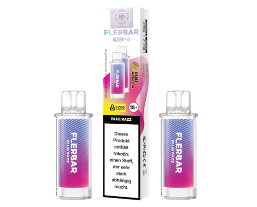 Flerbar - POD Blue Razz 20 mg/ml (2 Stück pro Packung)