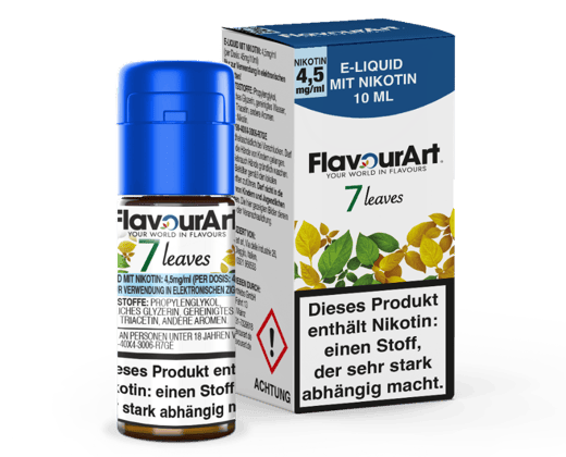 FlavourArt - 7 Leaves E-Zigaretten Liquid 4,5 mg/ml