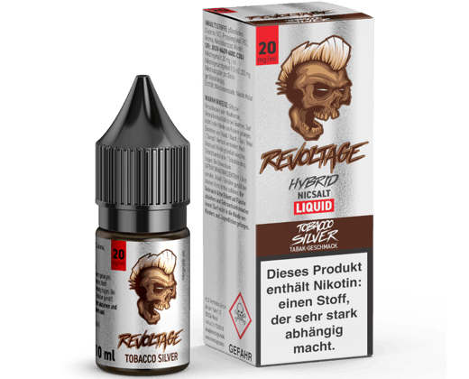 Revoltage - Tobacco Silver - Hybrid Nikotinsalz Liquid 20 mg/ml