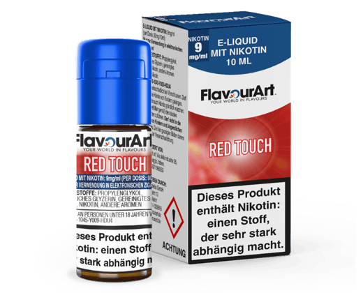 FlavourArt - Red Touch E-Zigaretten Liquid 9 mg/ml