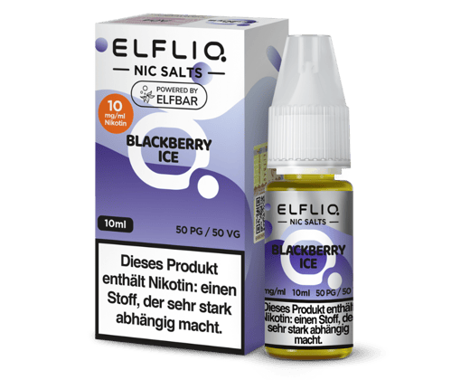 ELFLIQ - Blackberry Ice - Nikotinsalz Liquid 10 mg/ml