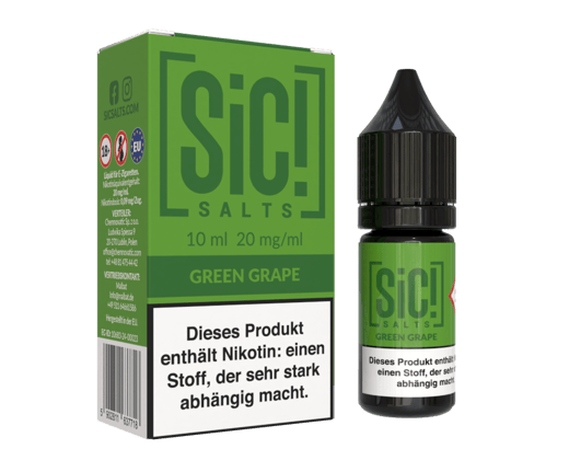 SiC! Salts - Green Grape - Nikotinsalz Liquid 20 mg/ml