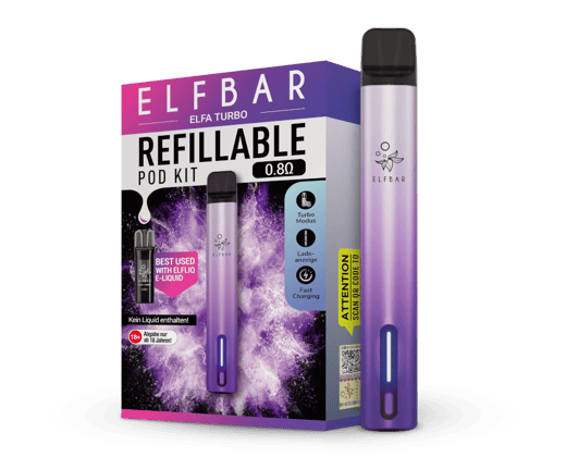 Elfbar - Elfa Turbo E-Zigaretten Set aurora-lila