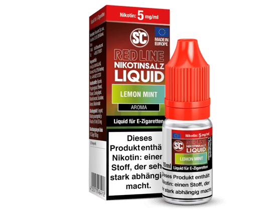 SC - Red Line - Lemon Mint - Nikotinsalz Liquid 5 mg/ml