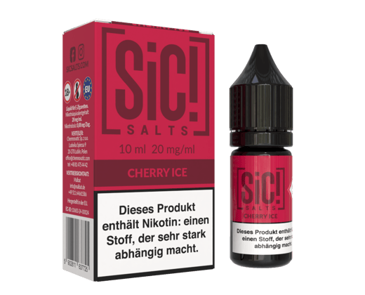 SiC! Salts - Cherry Ice - Nikotinsalz Liquid 20 mg/ml