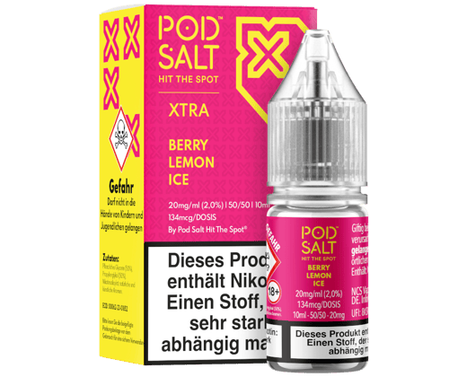 Pod Salt X - Berry Lemon Ice - Nikotinsalz Liquid 20 mg/ml