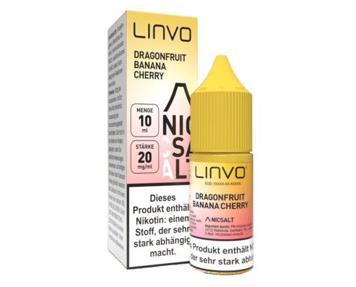 Linvo - Dragonfruit Banana Cherry - Nikotinsalz Liquid 20 mg/ml
