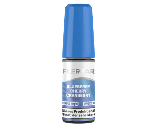 Flerbar Liquid - Blueberry Cherry Cranberry - Nikotinsalz Liquid 10 mg/ml