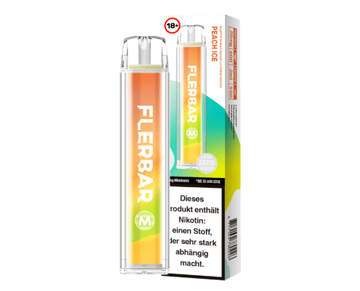 Flerbar - M Einweg E-Zigarette - Peach Ice 20 mg/ml