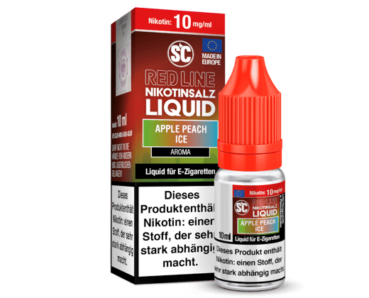 SC - Red Line - Apple Peach Ice - Nikotinsalz Liquid 10 mg/ml