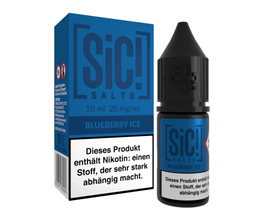 SiC! Salts - Blueberry Ice - Nikotinsalz Liquid 20 mg/ml