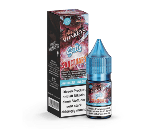 Twelve Monkeys - Iced - Sanctuary - Nikotinsalz Liquid 20 mg/ml