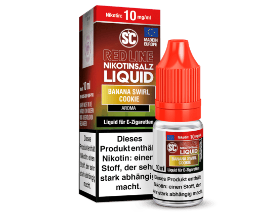 SC - Red Line - Banana Swirl Cookie - Nikotinsalz Liquid 10 mg/ml