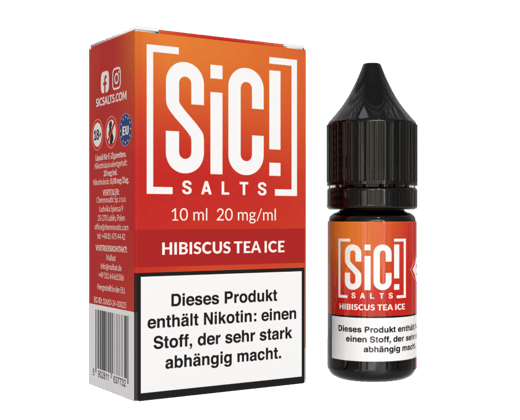 SiC! Salts - Hibiscus Tea Ice - Nikotinsalz Liquid 20 mg/ml