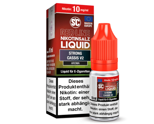 SC - Red Line - Strong Cassis V2 - Nikotinsalz Liquid 10 mg/ml