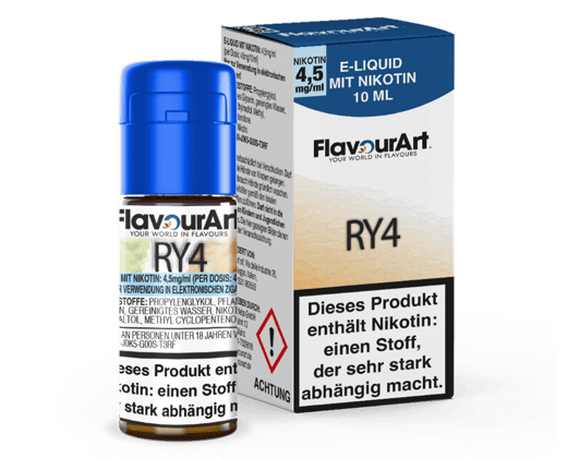 FlavourArt - RY4 E-Zigaretten Liquid 4,5 mg/ml