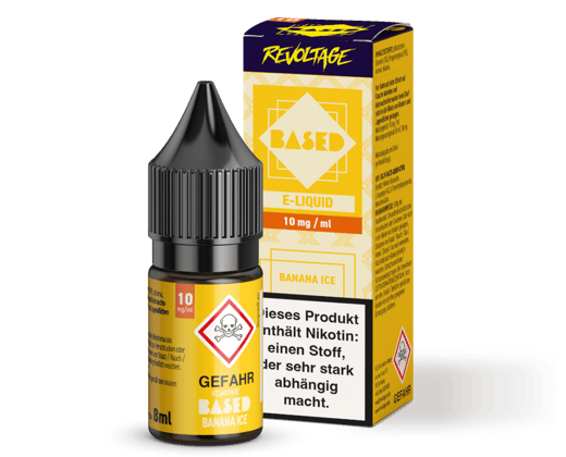 Revoltage - BASED - Banana Ice Hybrid Nikotinsalz Liquid 8 ml 10 mg/ml