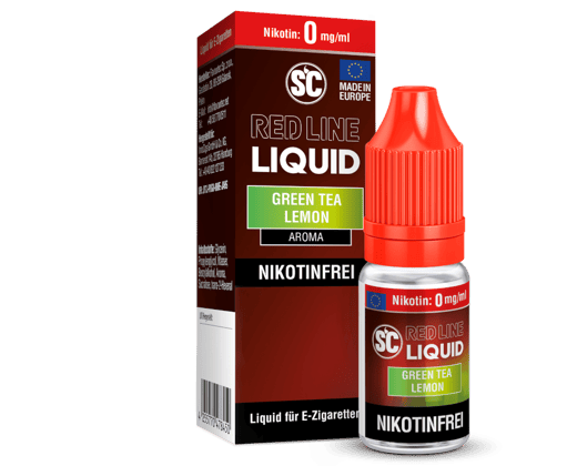 SC - Red Line - Green Tea Lemon - Nikotinsalz Liquid 0 mg/ml
