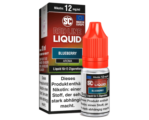 SC - Red Line Nikotin - Blueberry 12 mg/ml