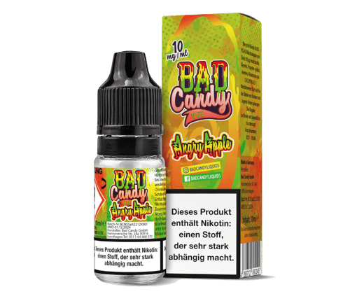 Bad Candy Liquids - Angry Apple - Nikotinsalz Liquid 10 mg/ml