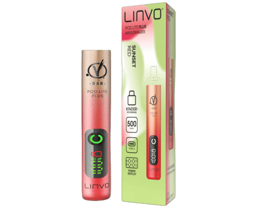 Linvo - Pod Lite Plus Akku 500 mAh rot