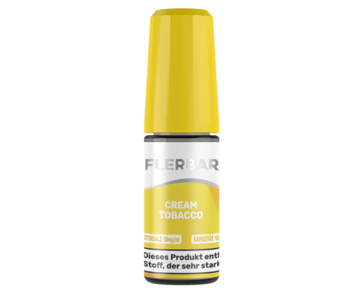 Flerbar Liquid - Cream Tobacco - Nikotinsalz Liquid 10 mg/ml