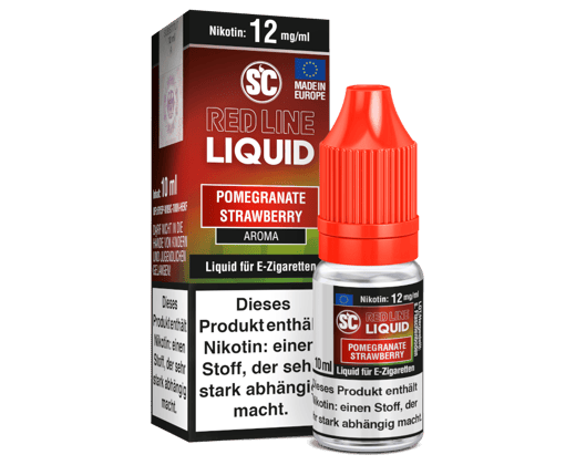 SC - Red Line Nikotin - Pomegranate Strawberry 12 mg/ml