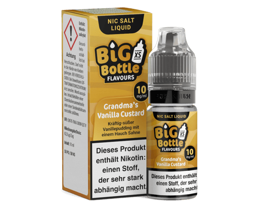 Big Bottle - Grandma's Vanilla Custard - Nikotinsalz Liquid 10 mg/ml