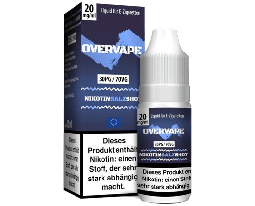 Overvape - Nikotinsalz Shot 30PG/70VG 20 mg/ml