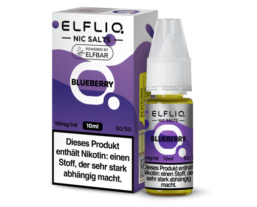 ELFLIQ - Blueberry - Nikotinsalz Liquid 10 mg/ml