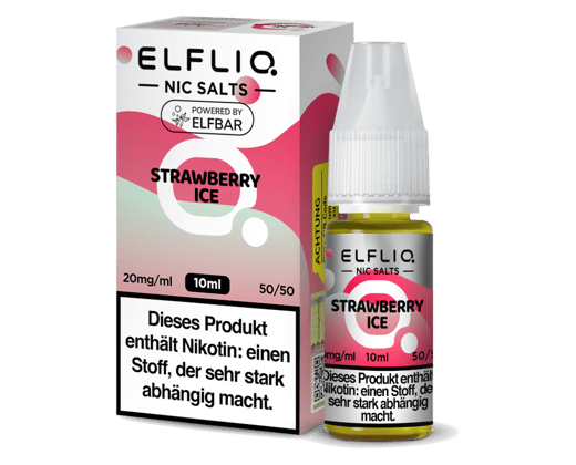 ELFLIQ - Strawberry Ice - Nikotinsalz Liquid 20 mg/ml