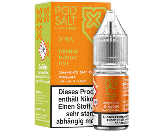 Pod Salt X - Orange Mango Lime - Nikotinsalz Liquid 20 mg/ml