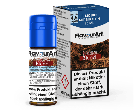 FlavourArt - Maxx-Blend E-Zigaretten Liquid 4,5 mg/ml