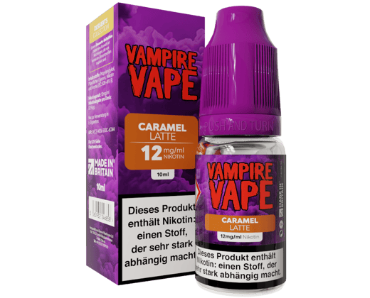 Vampire Vape - Dessert Collection - Caramel Latte E-Zigaretten Liquid 12 mg/ml