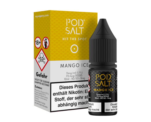 Pod Salt - Mango Ice - Nikotinsalz Liquid 11 mg/ml