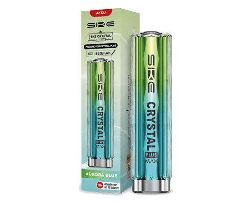 SKE - Crystal Plus MAX Akku 850 mAh aurora-blau