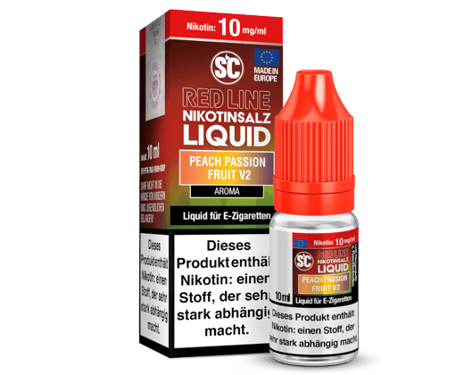 SC - Red Line - Peach Passion Fruit V2 - Nikotinsalz Liquid 10 mg/ml