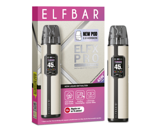 Elfbar - Elfx Pro Classic Edition E-Zigaretten Set White
