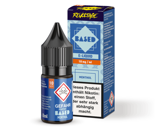 Revoltage - BASED - Menthol Hybrid Nikotinsalz Liquid 8 ml 10 mg/ml