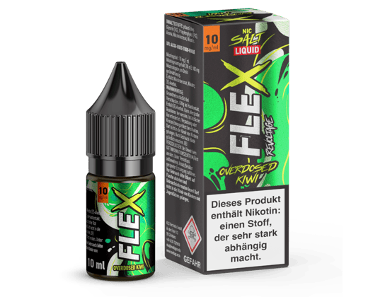 Revoltage - FLEX - Overdosed Kiwi - Nikotinsalz Liquid 10 mg/ml