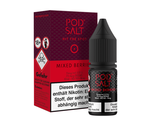 Pod Salt - Mixed Berries - Nikotinsalz Liquid 11 mg/ml