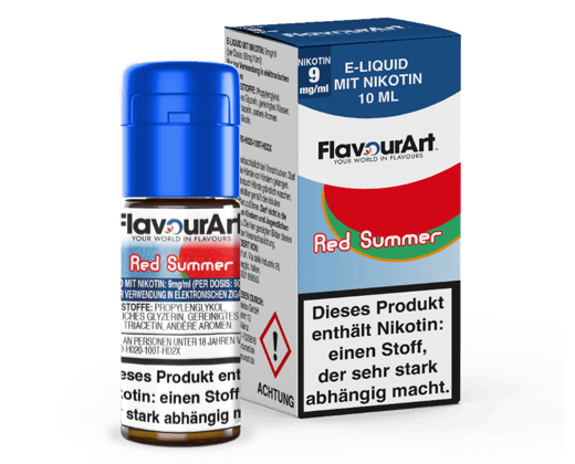 FlavourArt - Red Summer E-Zigaretten Liquid 9 mg/ml