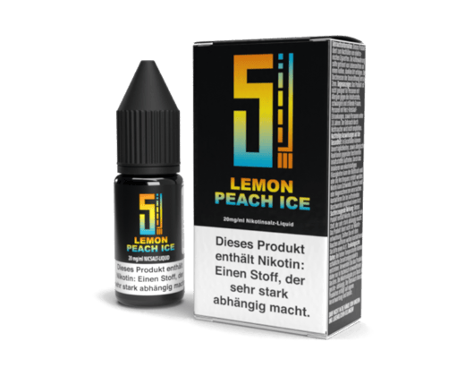 5EL - Lemon Peach Ice - Nikotinsalz Liquid 20 mg/ml