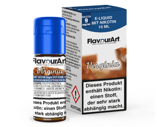 FlavourArt - Virginia E-Zigaretten Liquid 9 mg/ml