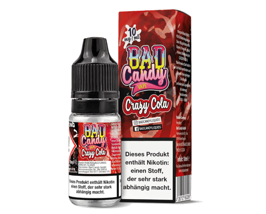 Bad Candy Liquids - Crazy Cola - Nikotinsalz Liquid 10 mg/ml