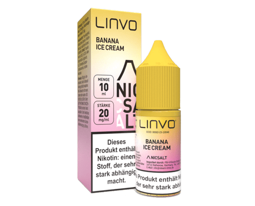 Linvo - Banana Ice Cream - Nikotinsalz Liquid 20 mg/ml