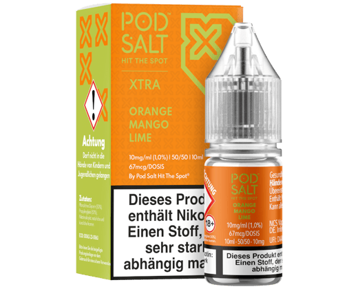Pod Salt X - Orange Mango Lime - Nikotinsalz Liquid 10 mg/ml